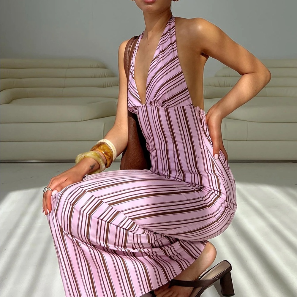 Avrie Halter Maxi Dress